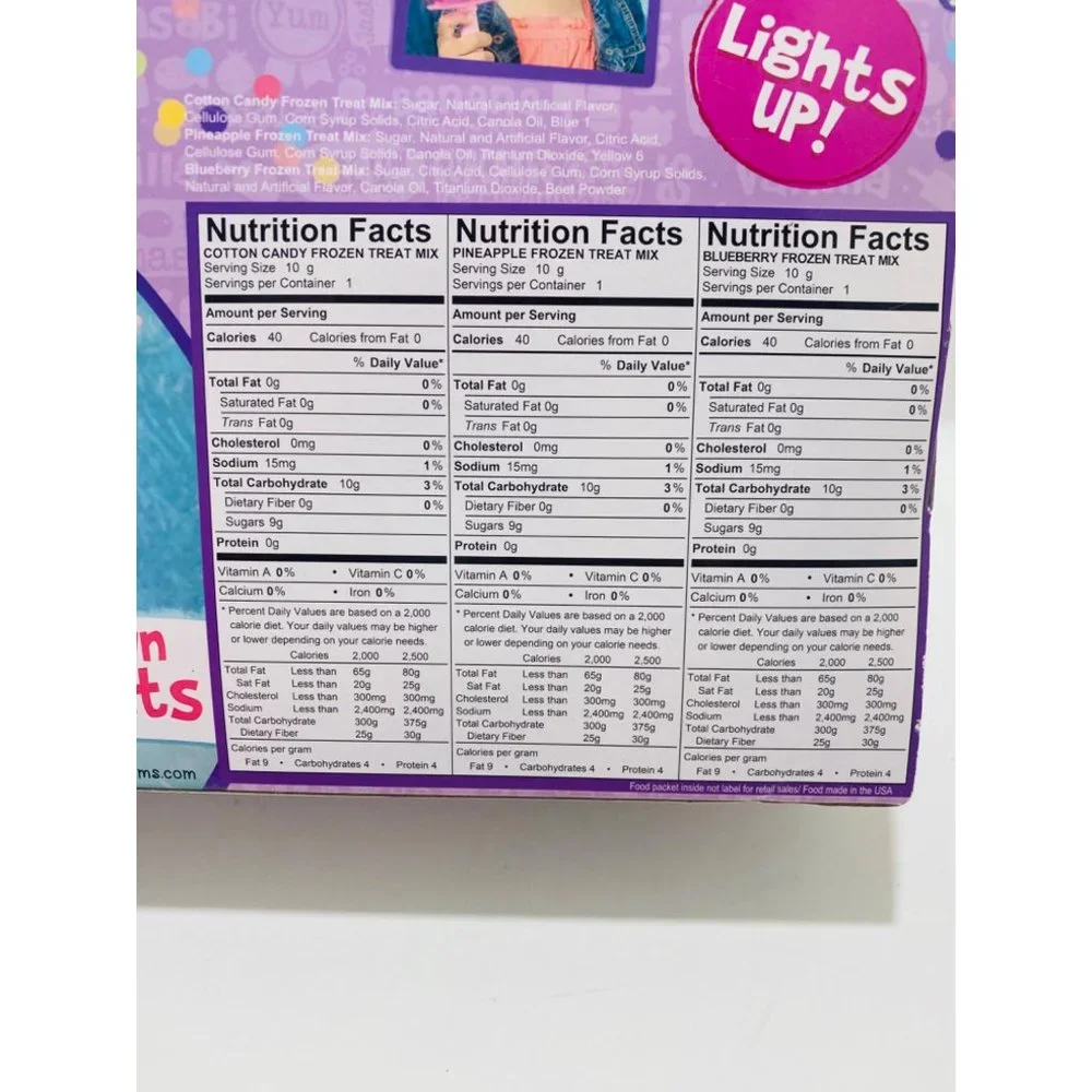 Num Noms Lights Freezie Pop Maker With 3 Flavor Packs 1 Spoon, cup & Booklet - Picture 8 of 14